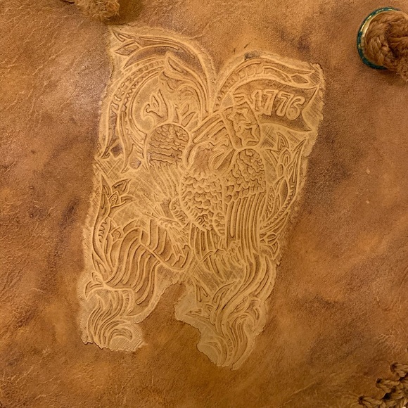 SOLD 🖤VINTAGE 〰️ 70’s CROCHET CIRCLE BAG - Picture 4 of 6